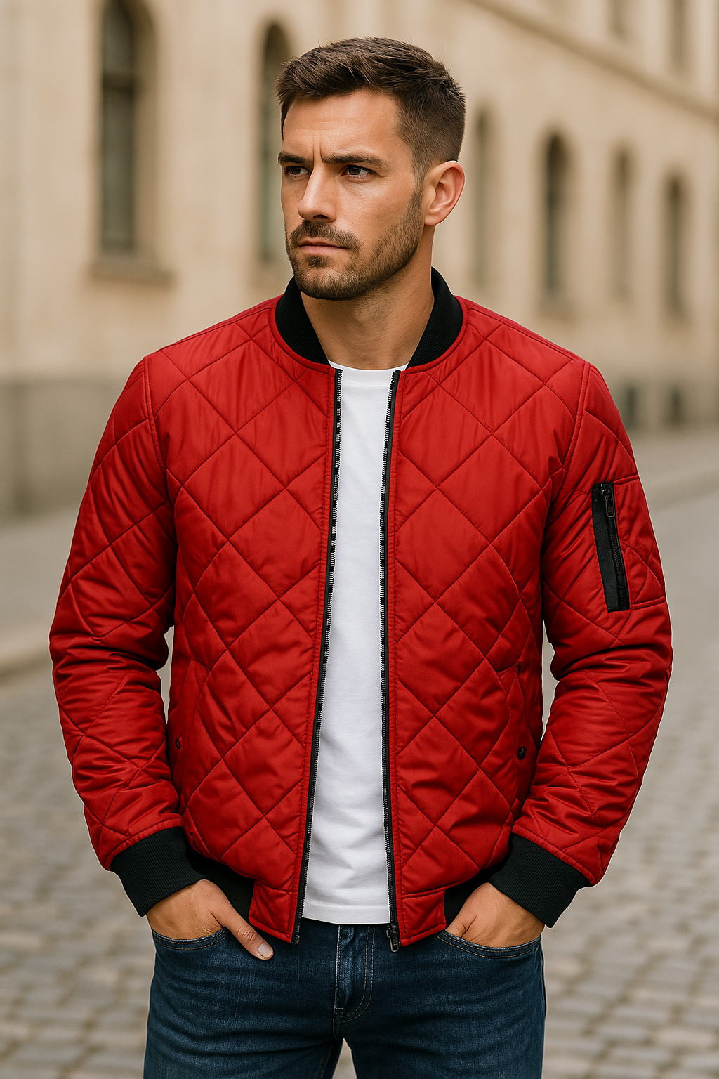 Nilo™ | Měkké teplo a styl - prošívaná bunda s kostkovaným vzorem