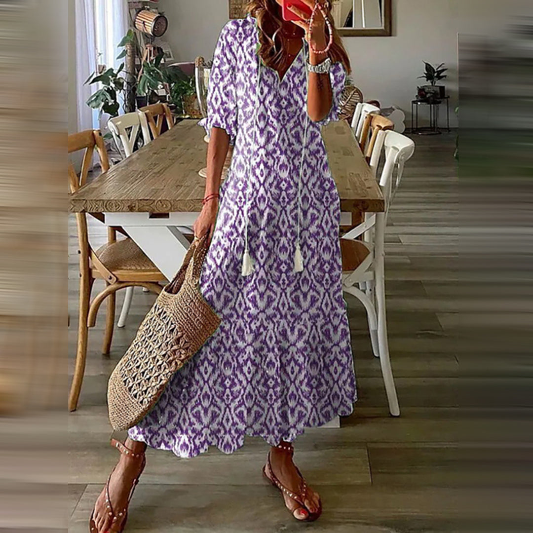 ESMAE™ - BOHO-MAXI-KLADNO S ELEGANTNÍMI RETRO VZORY