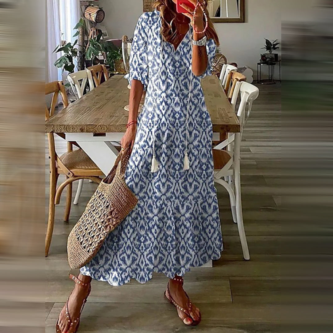 ESMAE™ - BOHO-MAXI-KLADNO S ELEGANTNÍMI RETRO VZORY