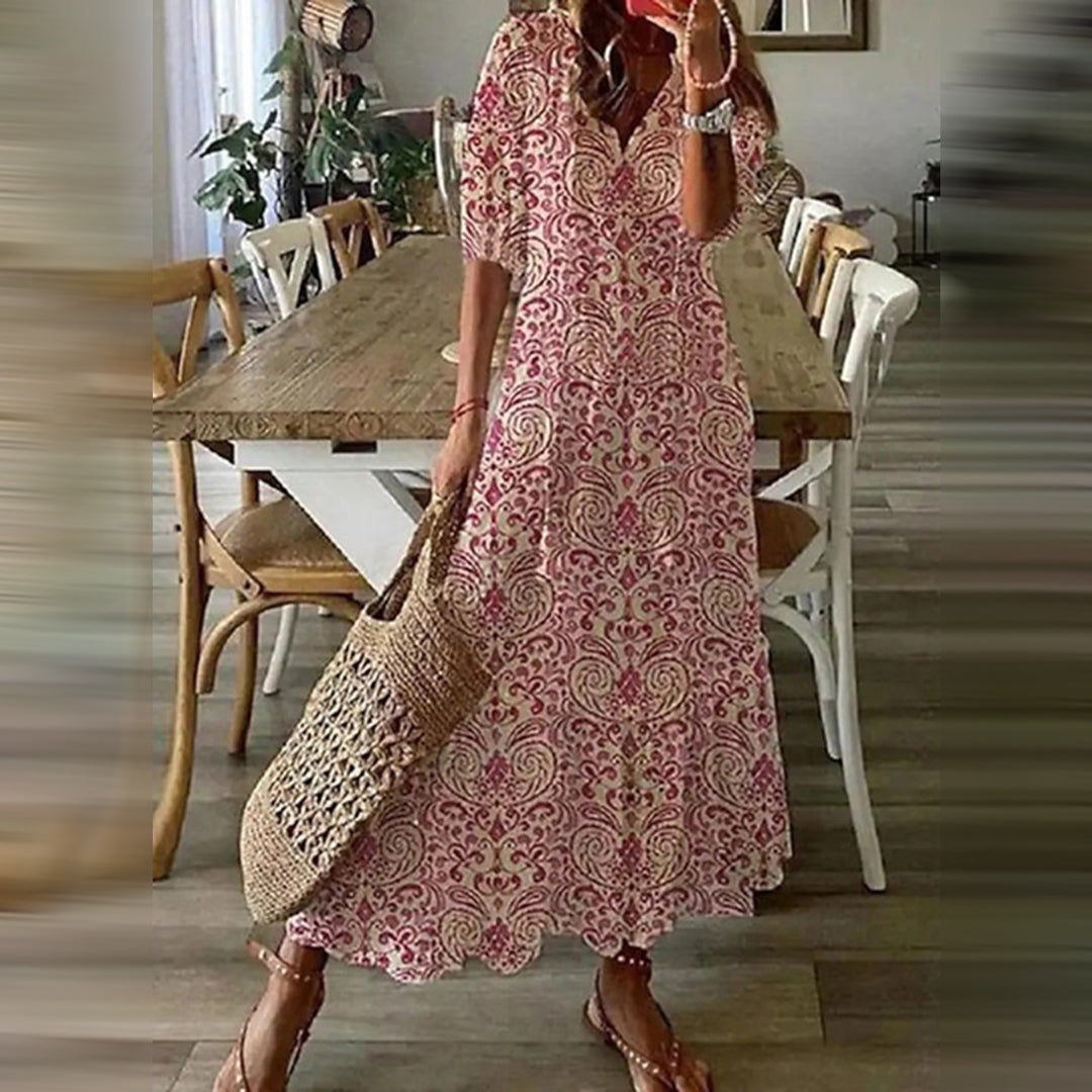 ESMAE™ - BOHO-MAXI-KLADNO S ELEGANTNÍMI RETRO VZORY